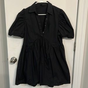 Widelia black maternity dress